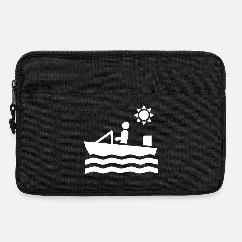 Boot Fahrer - Laptoptasche 13" - Schwarz