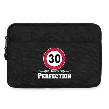 30.Birthday , Aged to Perfection 30 (25) - Laptop bag 13" - black - Front