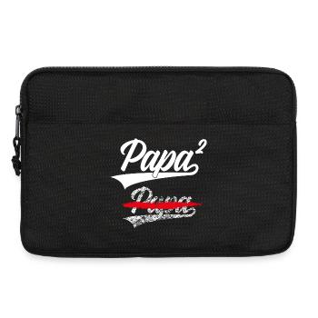 DAD HIGH 2 CHILDREN-TO-BE DAD SECOND CHILD - Laptop bag 13" - black - Front