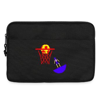 Subbuteo basketball basket basket - Laptop bag 13" - black - Front