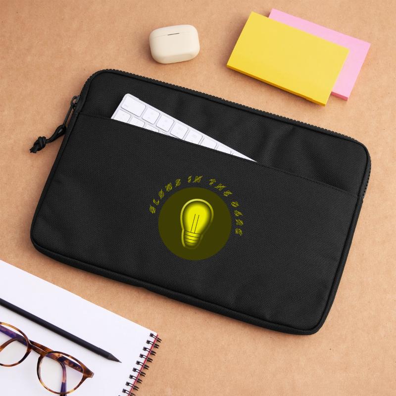 glows in the dark electro current problem Laptop bag 13"