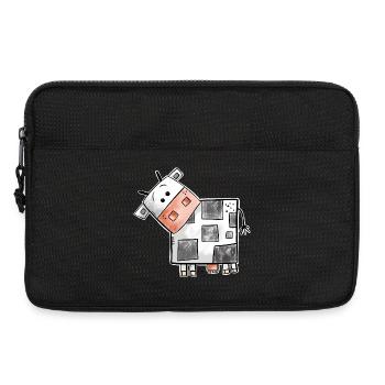 Square Cow I Cow Square Square - Sacoche pour ordinateur portable 13 pouces - noir - Devant