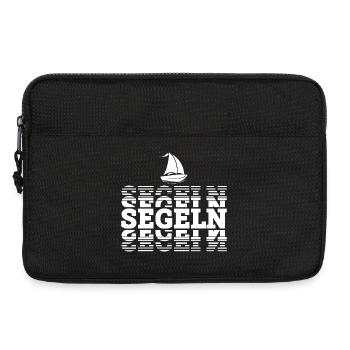 Segeln Segler Segelboot - Laptoptasche 13" - Schwarz - Vorne
