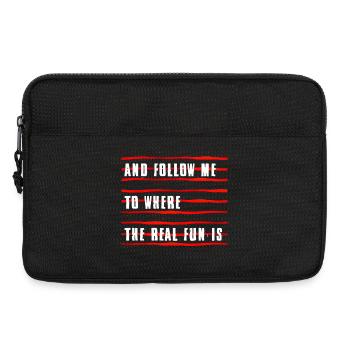 -D- - Laptoptasche 13" - Schwarz - Vorne
