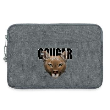 Cougar script R6Z - Laptop bag 13" - heather grey - Front