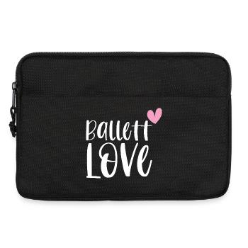 Ballett Love Balletttänzerin Ballerina Geschenk - Laptoptasche 13" - Schwarz - Vorne