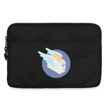 Fliegender Toaster - Laptoptasche 13" - Schwarz - Vorne
