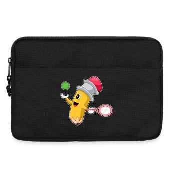 Bleistift Tennis Tennisschläger - Laptoptasche 13" - Schwarz - Vorne