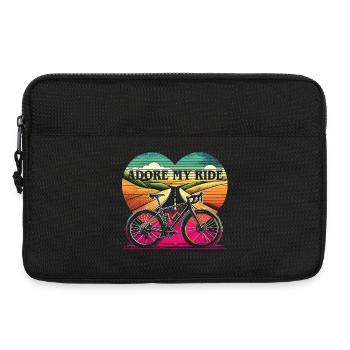 Adore My Ride - Valentinstag 2024 Gravel Love - Laptoptasche 13" - Schwarz - Vorne