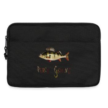 Barsch Angler - Laptoptasche 13" - Schwarz - Vorne