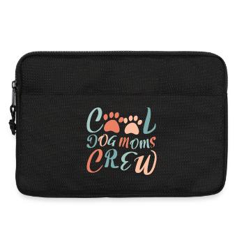 Cool Dog Moms Crew – Modernes Hundemama Design - Laptoptasche 13" - Schwarz - Vorne