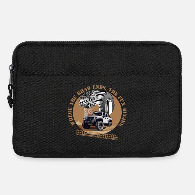 Offroad Fahrer - Laptoptasche 13" - Schwarz