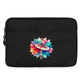 Danseuse de ballet avec tutu - Sacoche pour ordinateur portable 13 pouces - noir - Devant