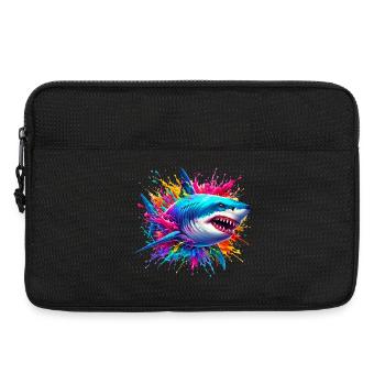 Requin - Sacoche pour ordinateur portable 13 pouces - noir - Devant