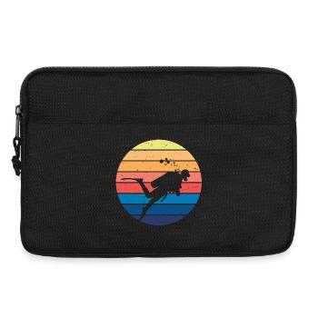 Retro Vibe Diver - Laptop bag 13" - black - Front