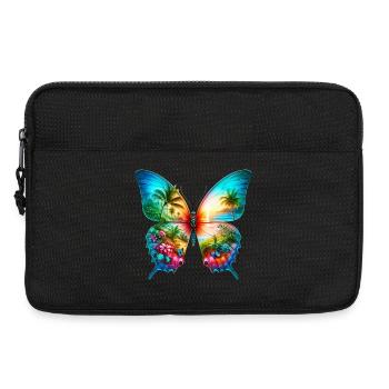 Butterfly - Laptop bag 13" - black - Front