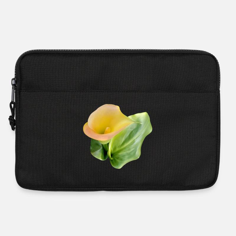 GELBE CALLA-LILIE - Laptoptasche 13" - Schwarz