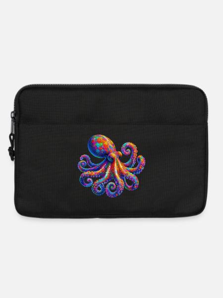 Krake - Laptoptasche 13" - Schwarz