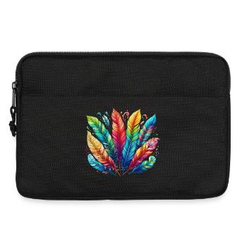 Feather Feather Pen Pens - Laptop bag 13" - black - Front
