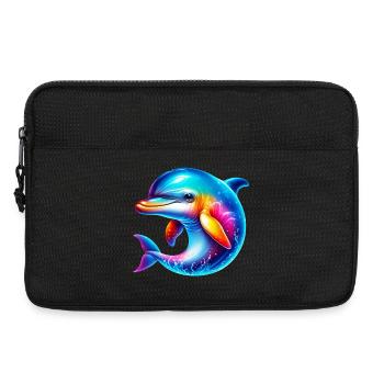 Delfin - Laptoptasche 13" - Schwarz - Vorne