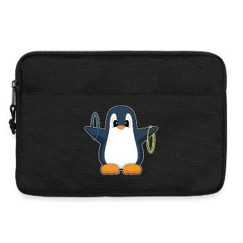 Penguin Workout Gymnastics Fitness - Sacoche pour ordinateur portable 13 pouces - noir - Devant