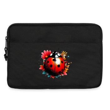 Marienkäfer - Laptoptasche 13" - Schwarz - Vorne