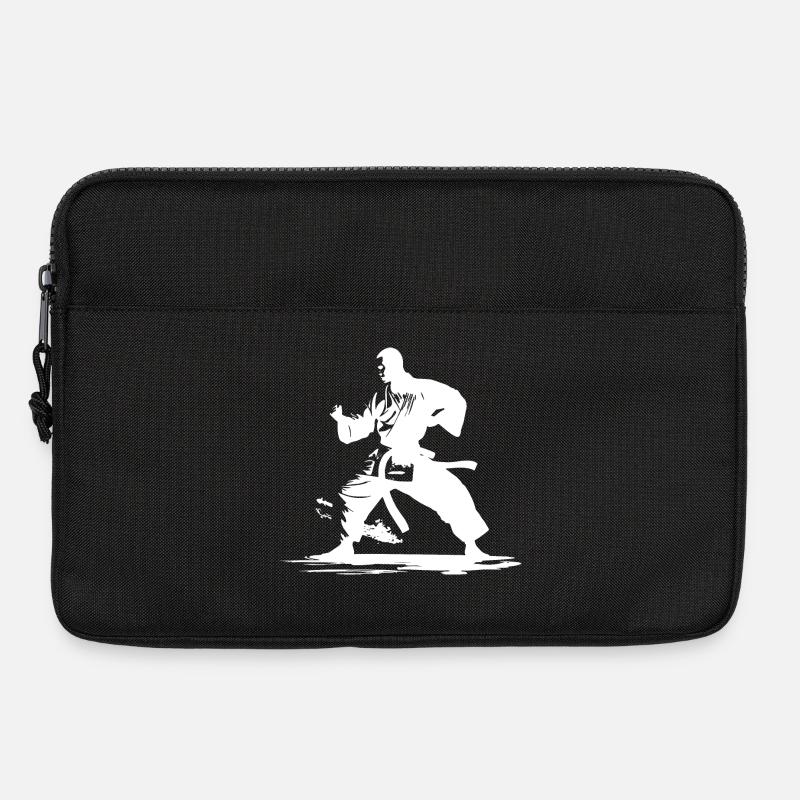 Karate Junge Grafik - Laptoptasche 13" - Schwarz