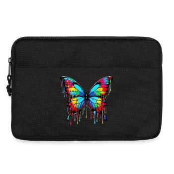 Butterfly - Laptop bag 13" - black - Front