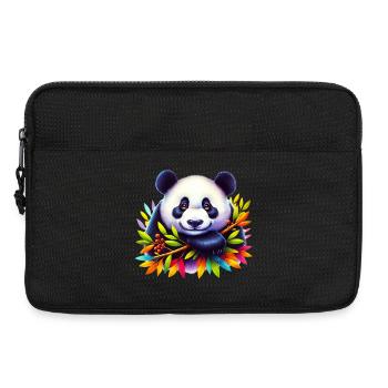 Panda - Laptoptasche 13" - Schwarz - Vorne