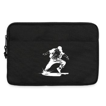 Croquis de B-Boy - Sacoche pour ordinateur portable 13 pouces - noir - Devant