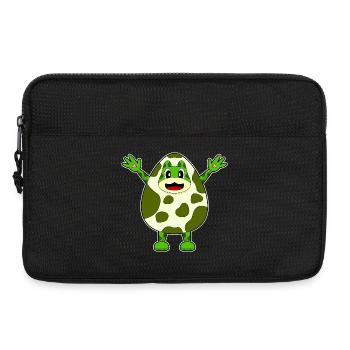 Frosch Ei - Laptoptasche 13" - Schwarz - Vorne