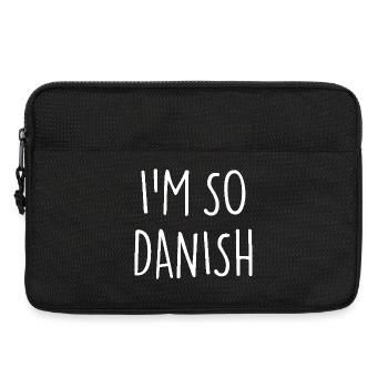 IM SO DANISH Denmark Dänemark - Laptop bag 13" - black - Front
