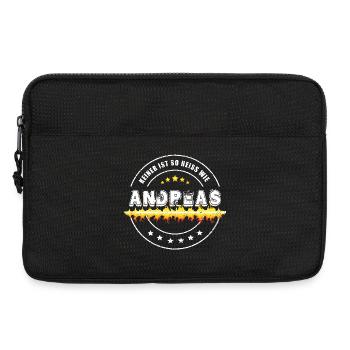 Keiner ist so heiss wie Andreas - Laptoptasche 13" - Schwarz - Vorne