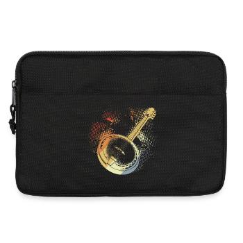Banjo Drawing Retro - Laptop bag 13" - black - Front