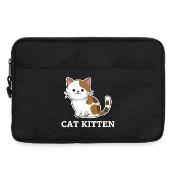 Adorable Cat Kitten - Laptop bag 13" - black - Front