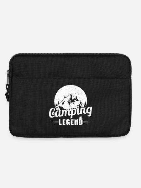 Mountain Camping Legend Design - Laptop bag 13" - black