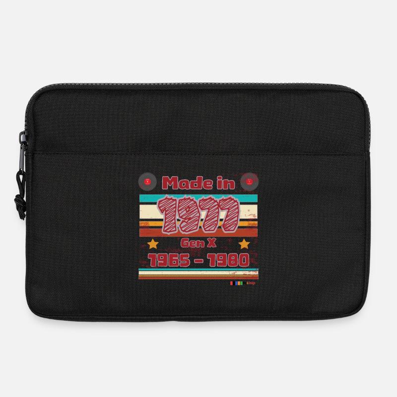 Hommage an das 100-jährige Jubiläum der Generation X - Laptoptasche 13" - Schwarz