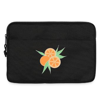 Fresh Orange Citrus Fruit Illustration - Laptop bag 13" - black - Front