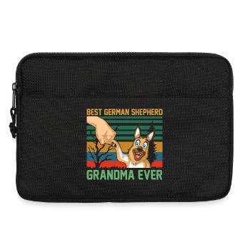Meilleur Berger Allemand Mamie - Sacoche pour ordinateur portable 13 pouces - noir - Devant