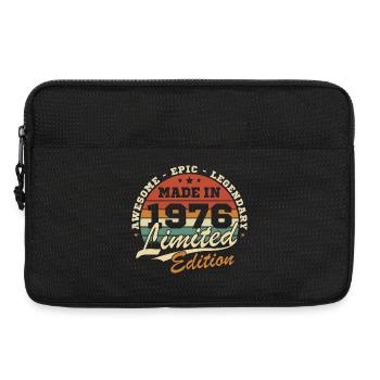 1976 Vintage Retro Geburtstagsgeschenk - Laptoptasche 13" - Schwarz - Vorne