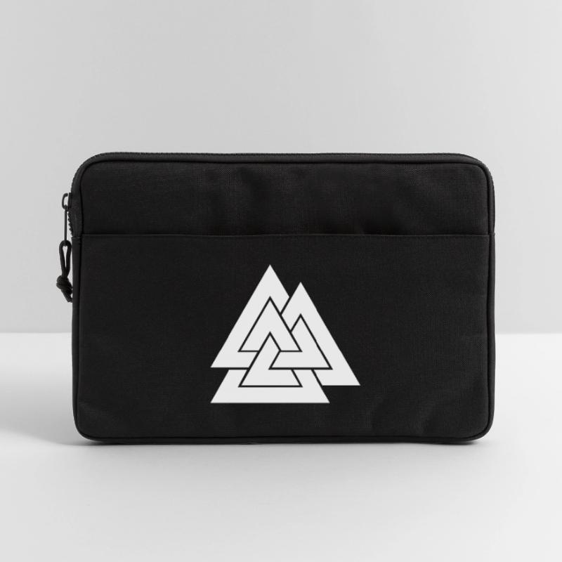 Geometric triangular nesting Laptop bag 13"