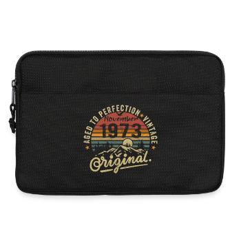 Novembre 1973 Anniversaire Novembre 1973 - Sacoche pour ordinateur portable 13 pouces - noir - Devant