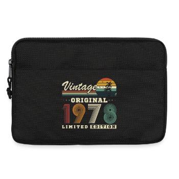 Original 1978 Vintage Retro Birthday Gift - Laptop bag 13" - black - Front