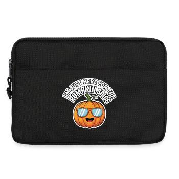 Pumpkin Spice Halloween Oktober Kürbis - Laptoptasche 13" - Schwarz - Vorne