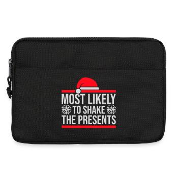 Most Likely to Shake the Presents Weihnachten Spaß - Laptoptasche 13" - Schwarz - Vorne