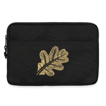 Blatt Eiche / Eichenblatt - Natur Design - Laptoptasche 13" - Schwarz - Vorne
