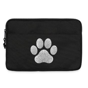 Chat Amoureux des animaux Illustration Chien - Sacoche pour ordinateur portable 13 pouces - noir - Devant