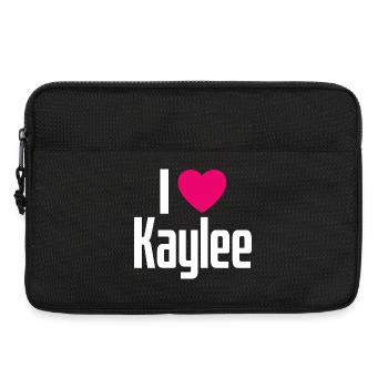 J’aime Kaylee Cœur Rose J’aime Kaylee - Sacoche pour ordinateur portable 13 pouces - noir - Devant