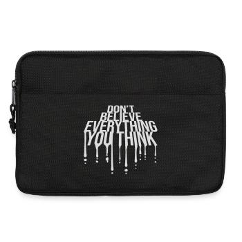 Don't Believe Everything You Think Saying Wisdom - Laptop bag 13" - black - Front