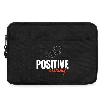T-shirt Positive Energy – Style Moderne & Motivati - Sacoche pour ordinateur portable 13 pouces - noir - Devant